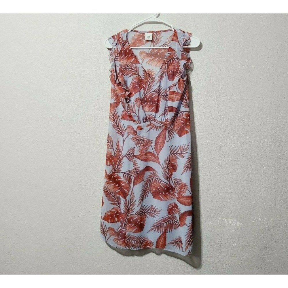 Cabi Isabel Palm Dress 5381 Size XS FLAWED